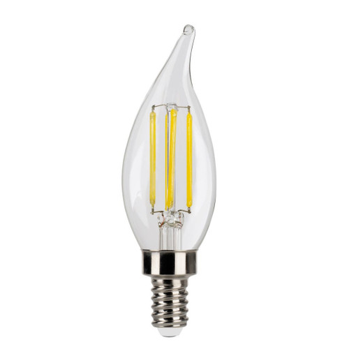 Halco 82604 - LED Filament CA11 Lamp - 3000K - E12 Base Dimmable 