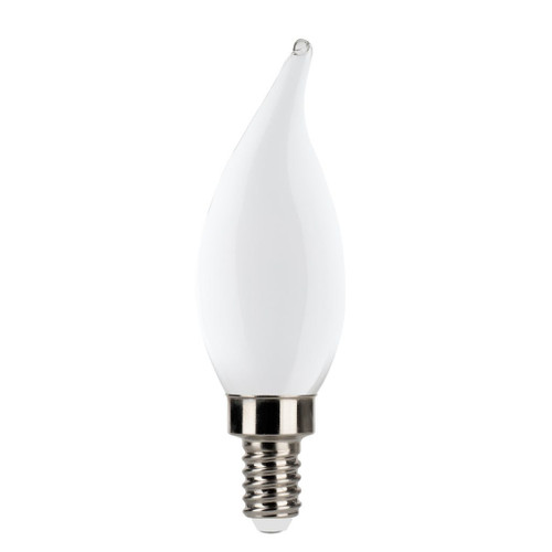 Halco 82608 - LED Filament CA11 Candelabra Bulb - 5000K - E12 Base, Dimmable 