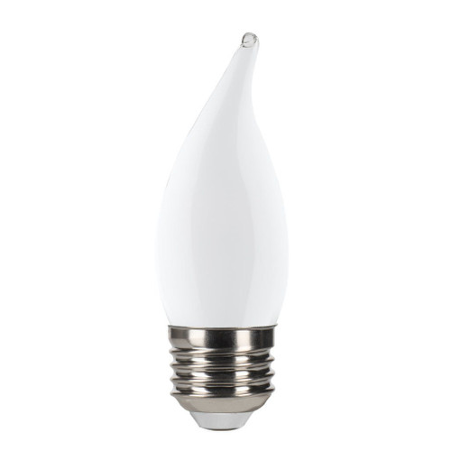 Halco 82628 - LED Filament CA11 Lamp - 3000K - 500lm Frosted E26 Dimmable