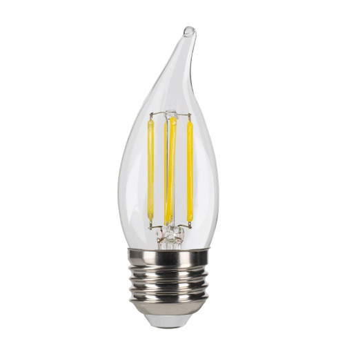 Halco 82636 - CA11 LED Filament Flame Tip Bulb - 2700K - E26, 3-Step Dimmable