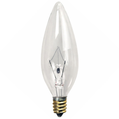 Halco 121023 - 25W B10 Torpedo Decorative Bulb - 220 lm - E14 Base - Dimmable 