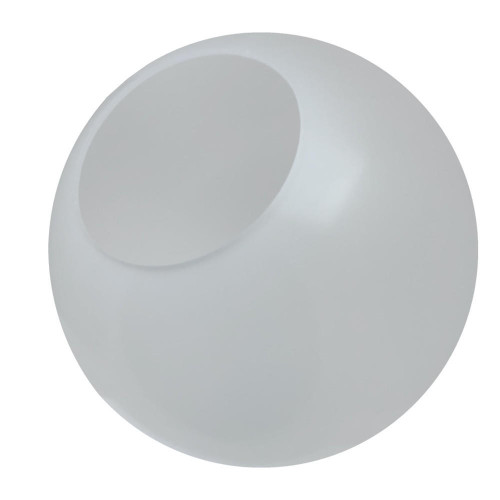 18" Frost Acrylic Light Globe Neckless Opening 