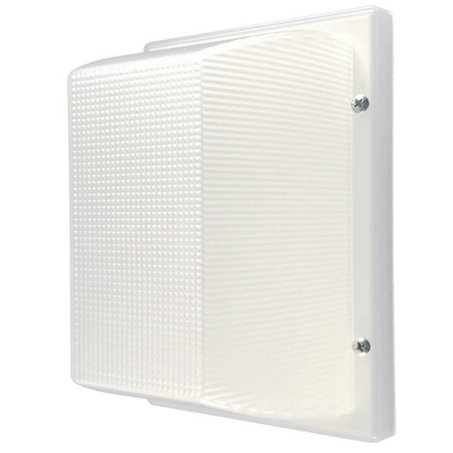 Basic Small Rectangle Frost Outdoor Wall Light with E26 Socket 