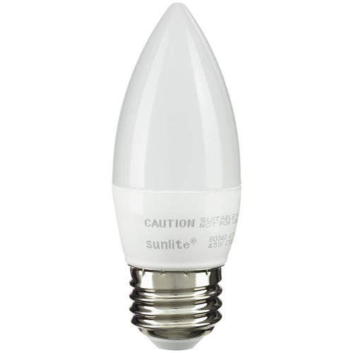 Sunlite 40230-SU - LED B11 Torpedo Chandelier Bulb - 2700K - Dimmable 