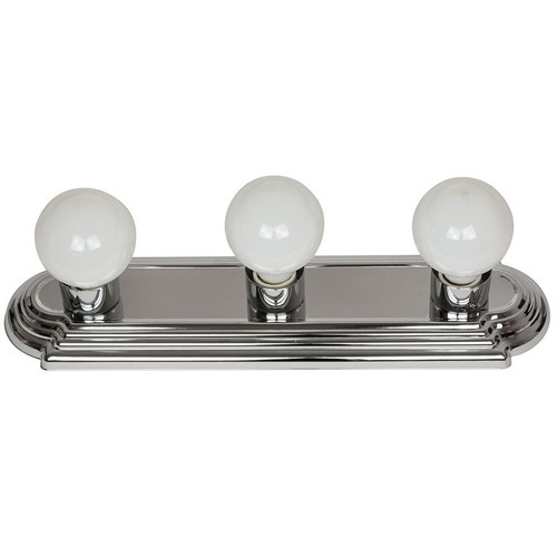 Sunlite 45025-SU - 3-Light 18" Bathroom Vanity - Chrome - E26 Base 
