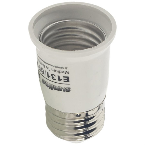 Sunlite 41703-SU - E26 Plastic Socket Extension - Black - 6 Pack 