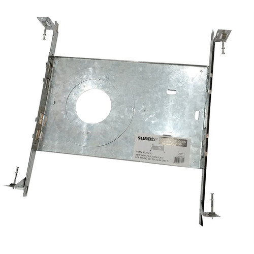 Sunlite 87705-SU - New Construction Plate for Slim Round & Square Downlights 