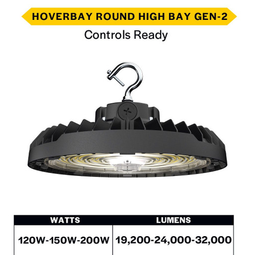 Halco 30405 - HoverBay Round Highbay - CCT Selectable - 120/150/200W 