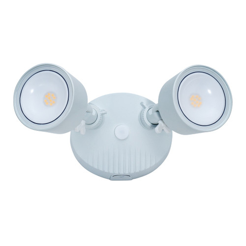 Topaz SL/24W/40K/WH - 24W Security 2-Head Flood Light - 4000K - Wet Rated 