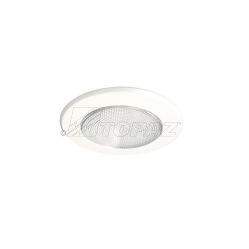 Topaz RT509WH/FL-28 - 5in Fresnel Shower Trim - Wet Rated - Flat White Ring 