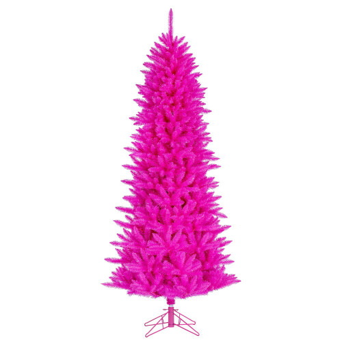 Vickerman A243785 - 10 ft Hot Pink Collection Unlit Christmas Tree