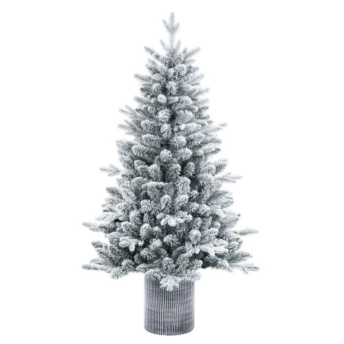 Vickerman B245545 - 4.5 ft Potted Spruce Unlit Christmas Tree