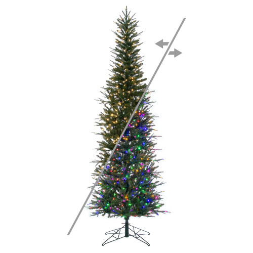 Vickerman G236278LEDCC - 7.5 ft Tacoma Fraser Fir Prelit Color Changing LED Christmas Tree