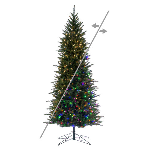 Vickerman G251478LEDCC - 7.5 ft Noel Fir Prelit Color Changing LED Christmas Tree