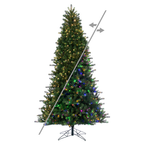 Vickerman G254268LEDCC - 6.5 ft Vermont Spruce Prelit Color Changing LED Christmas Tree