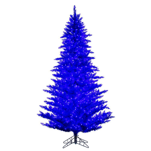 Vickerman K234446LED - 4.5 ft Blue Fir Prelit Warm White LED Christmas Tree