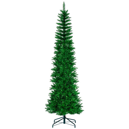 Vickerman K245585 - 9.5 ft Green Pencil Unlit Christmas Tree