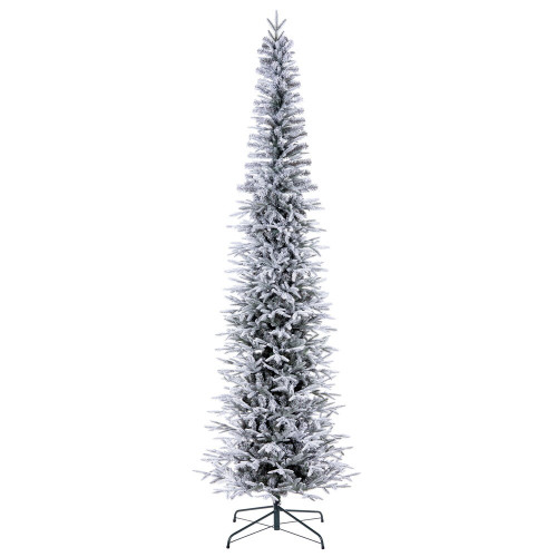 Vickerman K257475 - 7.5 ft Frosted Bixley Fir Unlit Christmas Tree