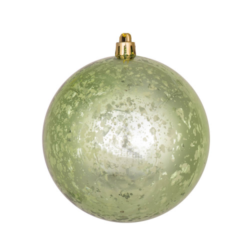 Vickerman M166454D - 4.75 inch Celadon Shiny Mercury Ball Christmas Ornament - 4 Pack