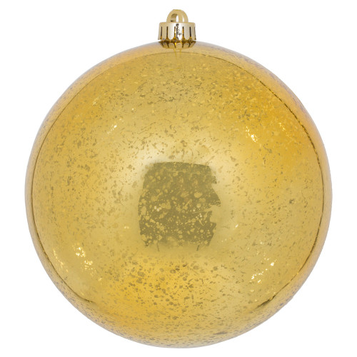 Vickerman M166637D - 8 inch Honey Gold Shiny Mercury Ball Christmas Ornament 