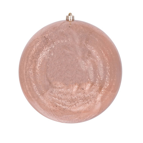 Vickerman M166758D - 10 inch Rose Gold Shiny Mercury Ball Christmas Ornament 