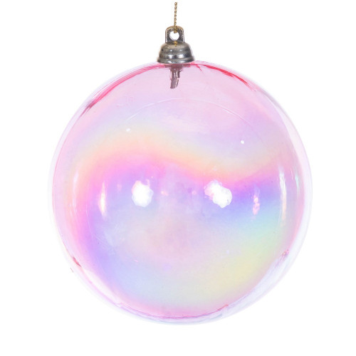 Vickerman MC250179W - 4 inch Pink Ball Christmas Ornament - 4 Pack 