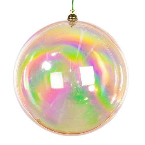 Vickerman MC250338W - 6 inch Champagne Ball Christmas Ornament - 2 Pack