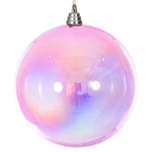 Vickerman MC250479W - 8 inch Pink Ball Christmas Ornament 