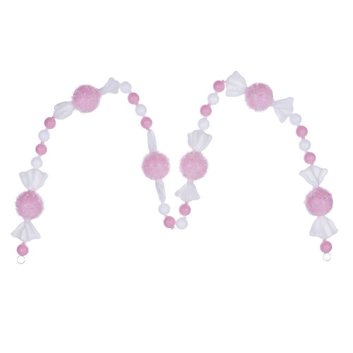 Vickerman MC254679 - Pink Candy Candy Christmas Ornament