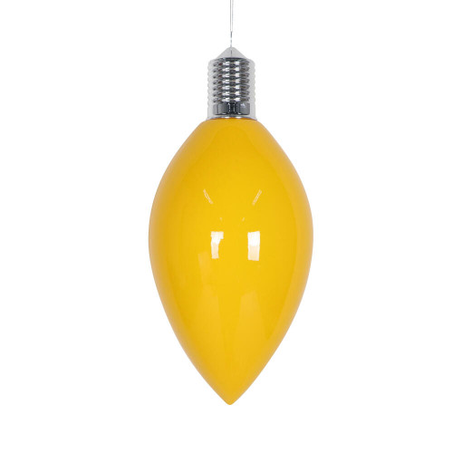 Vickerman MT232278 - 15.5 inch Yellow Enamel C9 Bulb Christmas Ornament