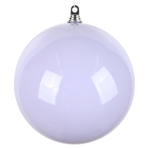 Vickerman MT251086W - 10 inch Lavender Enamel Ball Christmas Ornament 