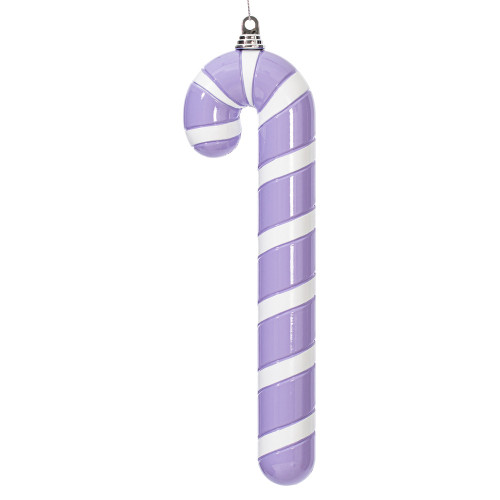 Vickerman MT251886W - 18 inch Lavender Enamel Candy Cane Christmas Ornament 