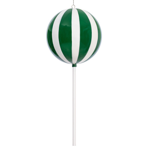 Vickerman MT252404W - 23.6 inch Green Enamel Lollipop Christmas Ornament