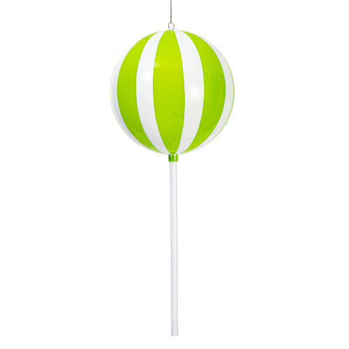 Vickerman MT252473W - 23.6 inch Lime Enamel Lollipop Christmas Ornament