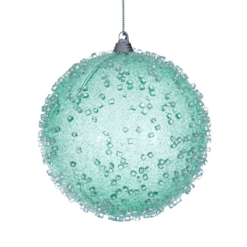 Vickerman MT253844W - 4.75 inch Seafoam Ball Christmas Ornament - 3 Pack 