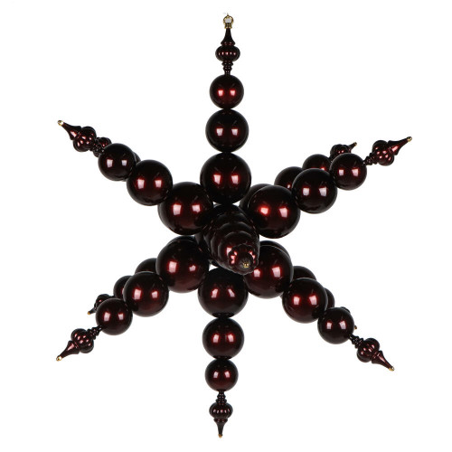 Vickerman MT257865UV - 39 inch Burgundy Candy Finial Outdoor Christmas Ornament