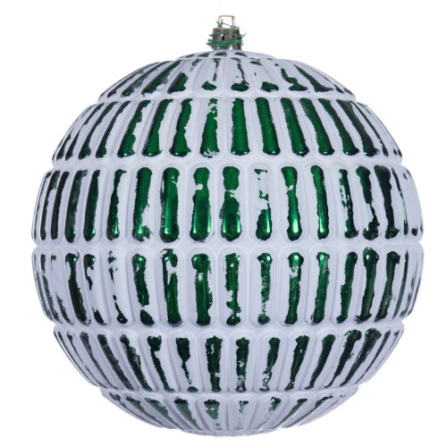 Vickerman N232724D - 6 inch Emerald Ball Christmas Ornament - 4 Pack 
