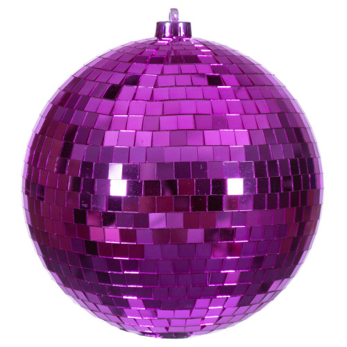 Vickerman N233470D - 8 inch Fuchsia Ball Christmas Ornament 