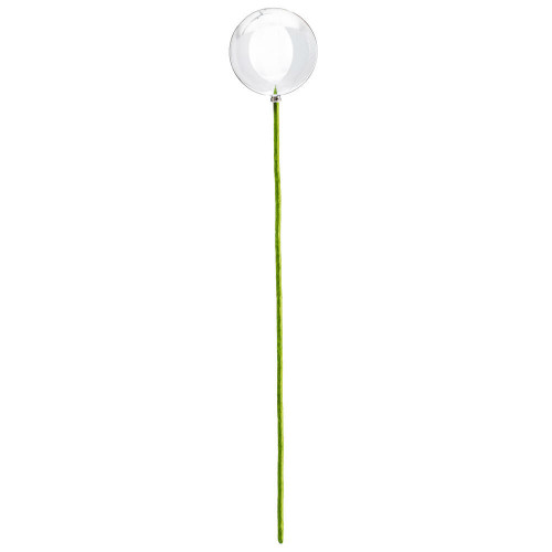 Vickerman N234307SV - 3 inch Silver Shiny Ball on 18 inch Stick Christmas Ornament - 12 Pack