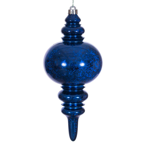 Vickerman N241531D - 13 inch Midnight Blue Mercury Finial Christmas Ornament
