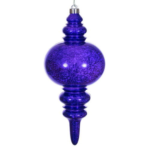 Vickerman N241566D - 13 inch Purple Mercury Finial Christmas Ornament
