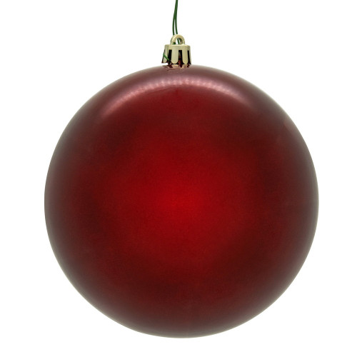 Vickerman N591263DPV - 4.75 inch Crimson Pearl Ball Outdoor Christmas Ornament 