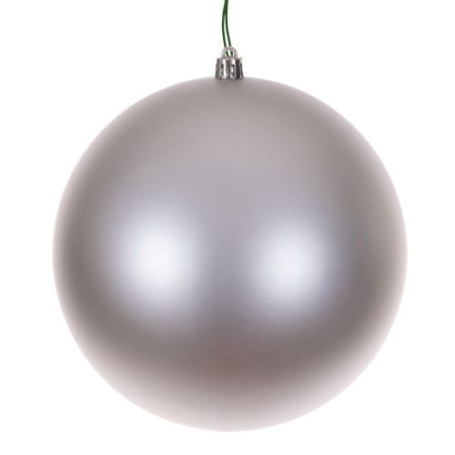 Vickerman N592043DMVL - 8 inch Oat Matte Seamless Ball Outdoor Christmas Ornament 