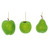 Vickerman RX240154 - 3.5 inch Celadon Assorted Pinecone Christmas Ornament 
