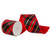 Vickerman QK240585 - Red / Black Plaid Wired Decorative Ribbon - 4" x 10 Yards 