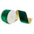 Vickerman QK242105 - Emerald / Gold Velvet Wired Decorative Ribbon - 4" x 10 Yards