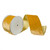 Vickerman QK242175 - Gold Velvet Wired Decorative Ribbon - 4" x 10 Yards 