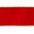 Vickerman QK242545 - Red / Gold Velvet Wired Decorative Ribbon - 2.5" x 10 Yards 