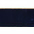 Vickerman QK242575 - Navy / Blue Velvet Wired Decorative Ribbon - 4" x 10 Yards