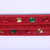 Vickerman QK250303 - Red Metallic Wired Decorative Ribbon - 0.75" x 10 Yards